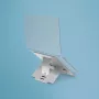Podstawka pod laptopa R-Go Tools R-Go Riser Flexible, regulowana, składana, ergonomiczna, aluminium Hylite, srebrna