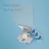 Podstawka pod laptopa R-Go Tools R-Go Riser Flexible, regulowana, składana, ergonomiczna, aluminium Hylite, srebrna
