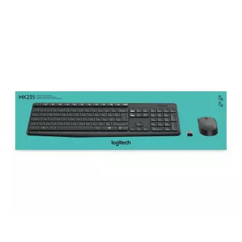Bezprzewodowy zestaw klawiatury i myszy Logitech MK235