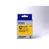 Epson Label Cartridge Pastel LK-4YBP Czarny/Żółty 12mm (9m)