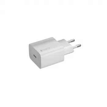 mophie Zasilacz sieciowy USB-C 20W biały EU, Wewnętrzny, AC, Ładowanie bezprzewodowe, Biały