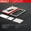 Displex Privacy Full Cover Screen Protector (10H) do Apple iPhone 12 Pro Max, Ramka montażowa Eco, Filtr prywatności, Szkło hartowane, Odporna na zarysowania folia ochronna, Przyjazna dla etui