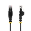 Kabel StarTech.com 1,5 m CAT6 - cienki - Złącza RJ45 bezzaczepowe - Czarny
