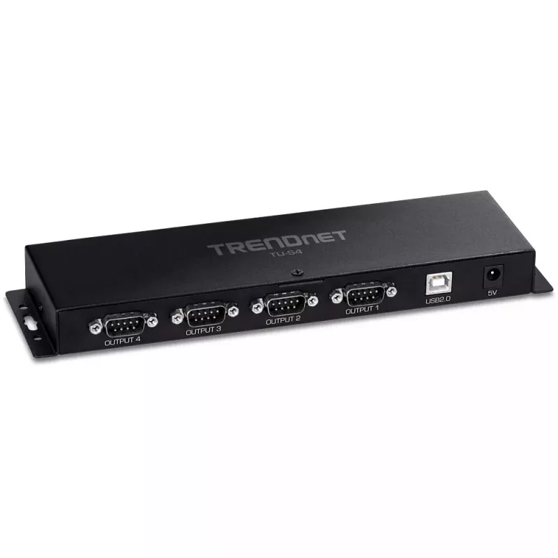 Karta interfejsu RS-232 Trendnet TU-S4 USB Typ-B żeński czarny