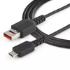 StarTech.com Kabel do bezpiecznego ładowania 3ft (1m) – USB-A na Micro USB blokujący transmisję danych, tylko ładowanie – kabel zasilający do telefonu/tabletu – adapter USB chroniący dane