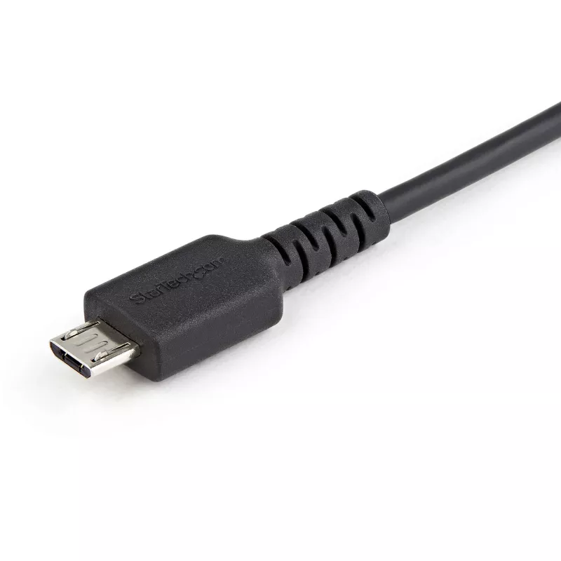 StarTech.com Kabel do bezpiecznego ładowania 3ft (1m) – USB-A na Micro USB blokujący transmisję danych, tylko ładowanie – kabel zasilający do telefonu/tabletu – adapter USB chroniący dane