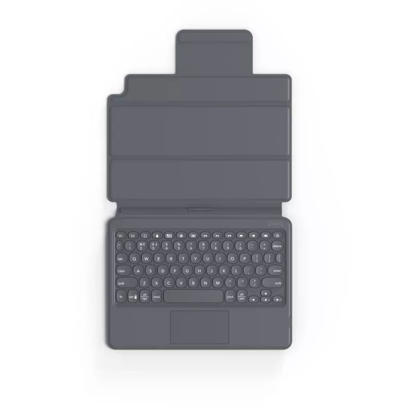 ZAGG klawiatura Pro Keys z Trackpadem-Apple-iPad 10.2-Czarny/Szary-Niemiecki