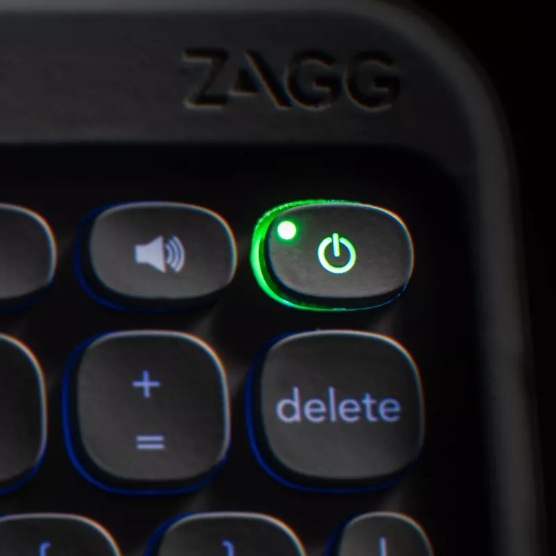 ZAGG klawiatura Pro Keys z Trackpadem-Apple-iPad 10.2-Czarny/Szary-Niemiecki
