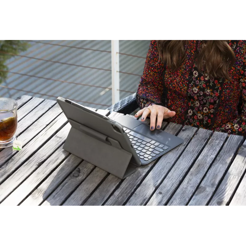 ZAGG klawiatura Pro Keys z Trackpadem-Apple-iPad 10.2-Czarny/Szary-Niemiecki