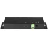 StarTech.com 4-portowy hub USB C 10 Gb/s – Metalowy przemysłowy hub USB-C – 2x USB-C i 2x USB-A – ochrona przed przepięciami ESD – host USB-C lub USB-A – samodzielnie zasilany montowalny hub USB 3.2 Gen 2 Type-C