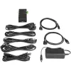 StarTech.com 4-portowy hub USB C 10 Gb/s – Metalowy przemysłowy hub USB-C – 2x USB-C i 2x USB-A – ochrona przed przepięciami ESD – host USB-C lub USB-A – samodzielnie zasilany montowalny hub USB 3.2 Gen 2 Type-C