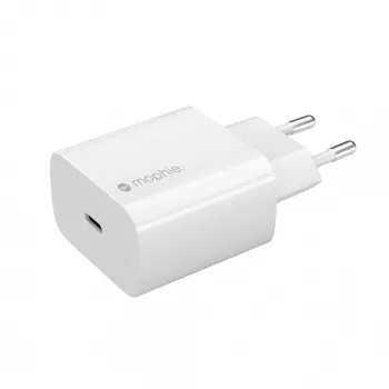 Zasilacz ścienny mophie Accessories USB-C 30W GaN biały EU szybkie ładowanie