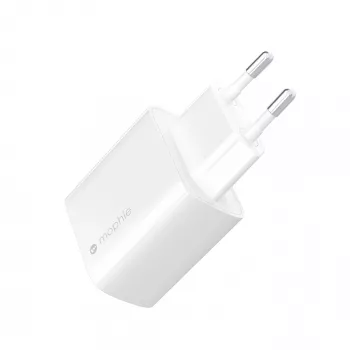 Zasilacz ścienny mophie Accessories USB-C 30W GaN biały EU szybkie ładowanie