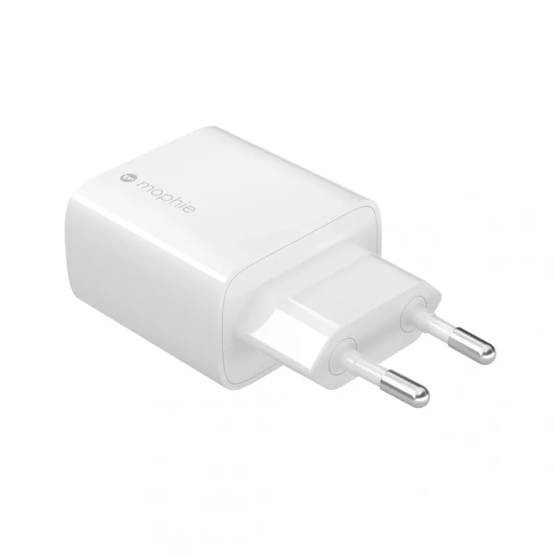 Zasilacz ścienny mophie Accessories USB-C 30W GaN biały EU szybkie ładowanie