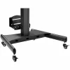 StarTech.com Wózek do mobilnego stanowiska pracy z uchwytem na monitor, uchwytem na CPU/PC, tacką na klawiaturę – Ergonomiczny biurkowy wózek komputerowy z regulacją wysokości – Mobilne stanowisko stojące na kółkach