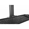 StarTech.com Wózek do mobilnego stanowiska pracy z uchwytem na monitor, uchwytem na CPU/PC, tacką na klawiaturę – Ergonomiczny biurkowy wózek komputerowy z regulacją wysokości – Mobilne stanowisko stojące na kółkach