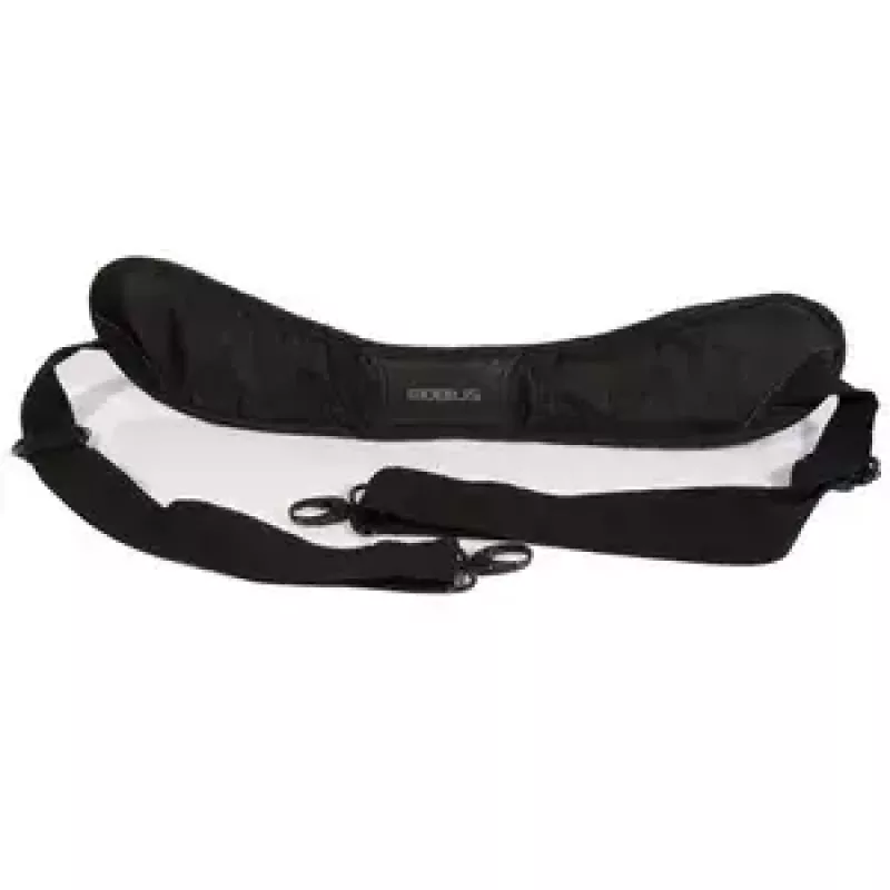 Pasek na ramię Mobilis ERGONOMIC SHOULDER STRAP do laptopa Czarny Karabińczyk