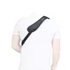 Pasek na ramię Mobilis ERGONOMIC SHOULDER STRAP do laptopa Czarny Karabińczyk