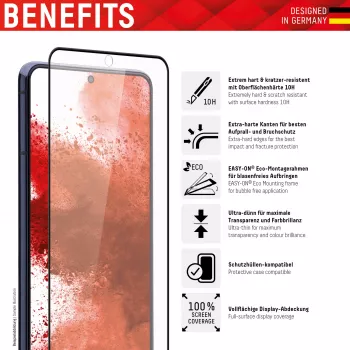 Displex Full Cover Screen Protector Samsung Galaxy S22 Ultra Szkło hartowane