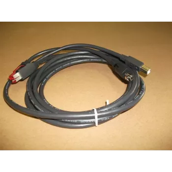 Kabel zasilający Epson 2218424 czarny 3 m PoweredUSB