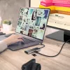 j5create JCD393 4K60 Elite USB-C® 10Gbps Mini Dock, szary kosmiczny