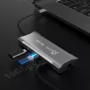 j5create JCD393 4K60 Elite USB-C® 10Gbps Mini Dock, szary kosmiczny
