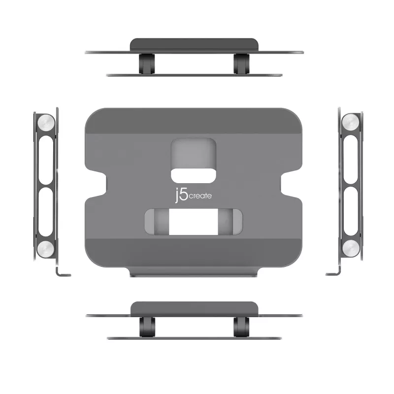 Stojak na laptop i tablet j5create JTS127-N Multi-Angle Aluminium Czarno-szary