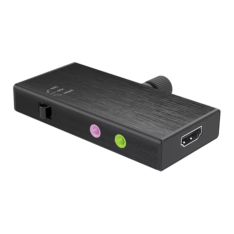 j5create JVA02 Adapter do przechwytywania na żywo HDMI™ na USB-C™ z Power Delivery, czarny