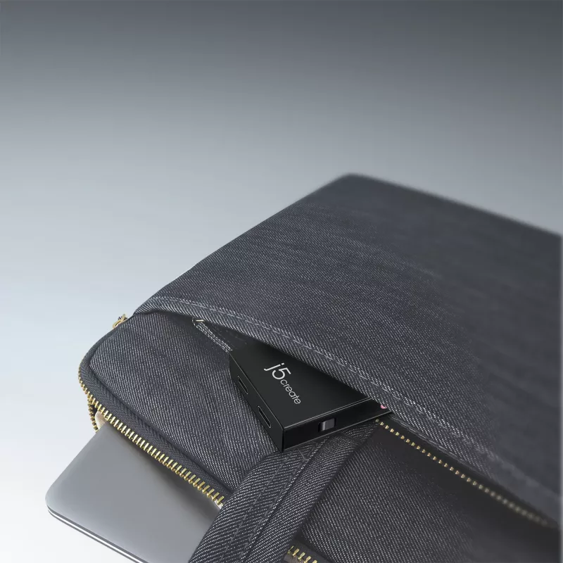 j5create JVA02 Adapter do przechwytywania na żywo HDMI™ na USB-C™ z Power Delivery, czarny