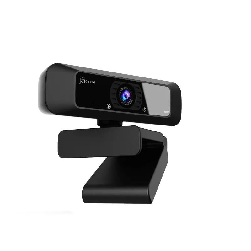j5create JVCU100 Kamera internetowa USB™ HD z obrotem 360°, rozdzielczość przechwytywania wideo 1080p, czarna