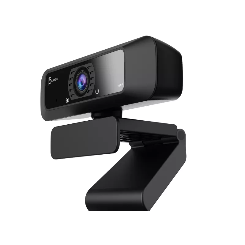 j5create JVCU100 Kamera internetowa USB™ HD z obrotem 360°, rozdzielczość przechwytywania wideo 1080p, czarna