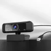 j5create JVCU100 Kamera internetowa USB™ HD z obrotem 360°, rozdzielczość przechwytywania wideo 1080p, czarna