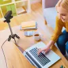 j5create JVCU100 Kamera internetowa USB™ HD z obrotem 360°, rozdzielczość przechwytywania wideo 1080p, czarna