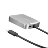 j5create JCD391 4K60 Elite USB-C® PD wieloportowy adapter, srebrny