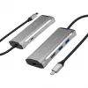 j5create JCD392 4K60 Elite USB-C® 10Gbps Travel Dock, Space szary
