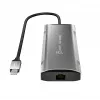 j5create JCD392 4K60 Elite USB-C® 10Gbps Travel Dock, Space szary