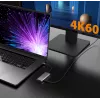 j5create JCD392 4K60 Elite USB-C® 10Gbps Travel Dock, Space szary