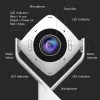 j5create JVCU360 360° All Around Webcam, 1080p Video Capture Resolution, biały and Czarny