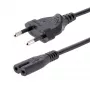 StarTech.com 3m (10ft) przewód zasilający do laptopa, wtyk EU na C7, 2,5A 250V, 18AWG, przewód zamienny do laptopa, kabel zasilający do drukarki, przewód ładowarki do laptopa, przewód do zasilacza laptopa, czarny