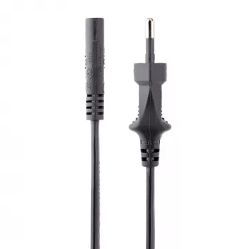 StarTech.com 3m (10ft) przewód zasilający do laptopa, wtyk EU na C7, 2,5A 250V, 18AWG, przewód zamienny do laptopa, kabel zasilający do drukarki, przewód ładowarki do laptopa, przewód do zasilacza laptopa, czarny