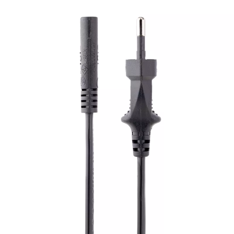 StarTech.com 3m (10ft) przewód zasilający do laptopa, wtyk EU na C7, 2,5A 250V, 18AWG, przewód zamienny do laptopa, kabel zasilający do drukarki, przewód ładowarki do laptopa, przewód do zasilacza laptopa, czarny