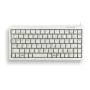 CHERRY Compact klawiatura, QWERTY, 83 keys, Combi USB/PS2, Light szary