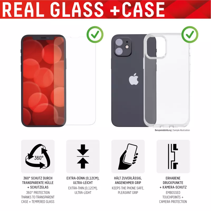 Displex Szkło Hartowane z Etui Apple iPhone 14 Plus