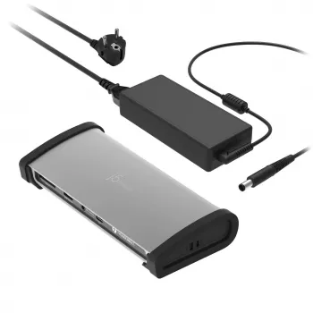 j5create JTD562 - 8K Thunderbolt™ 4 Docking Station - EU, Przewodowa, Thunderbolt 4, 96 W, 3,5 mm, 10,100,1000 Mbit/s, Szary