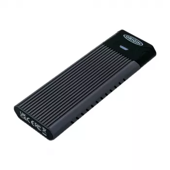 Zewnętrzna obudowa M.2 SSD Origin USB-C NVMe/SATA (2240/2260/2280), USB 3.2 Gen 1, czarna