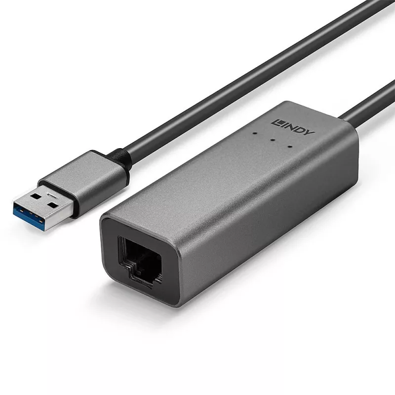 Konwerter Ethernet Lindy USB 3.0 na 2.5G 43313