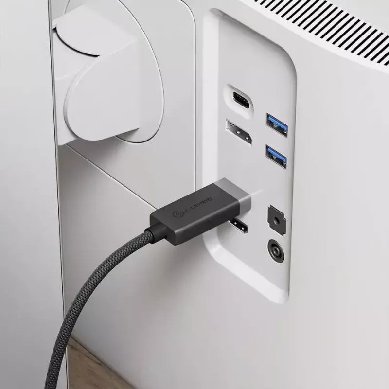ALOGIC FUDPHD2-SGR adapter kablowy wideo 2 m DisplayPort HDMI czarny szary
