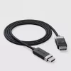 ALOGIC FUDPHD2-SGR adapter kablowy wideo 2 m DisplayPort HDMI czarny szary