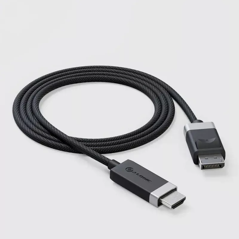 ALOGIC FUDPHD2-SGR adapter kablowy wideo 2 m DisplayPort HDMI czarny szary
