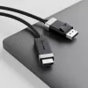 ALOGIC FUDPHD2-SGR adapter kablowy wideo 2 m DisplayPort HDMI czarny szary